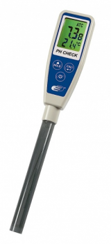PH CHECK F, pH-Messgerät mit fest angeschlossener Flach-pH-Elektrode